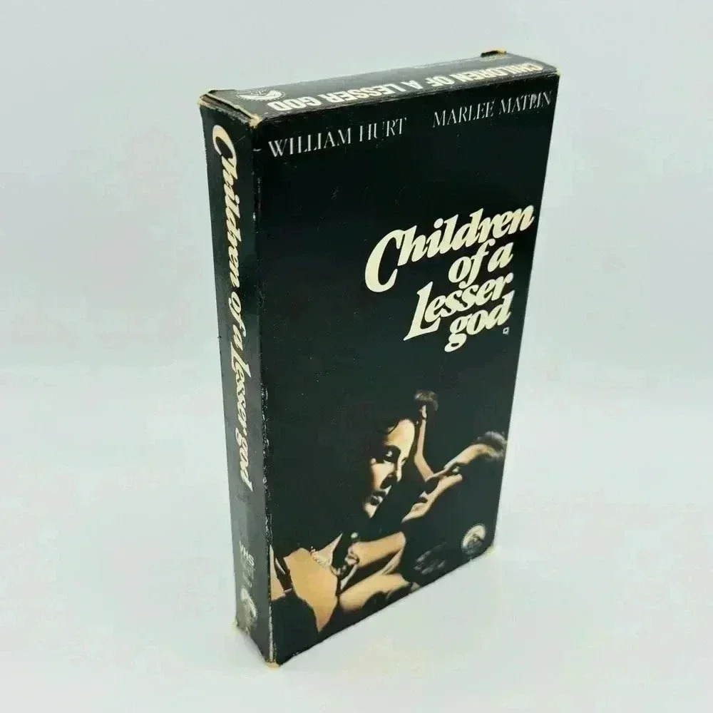 Vintage Children of a Lesser God Paramount VHS Tape #1839